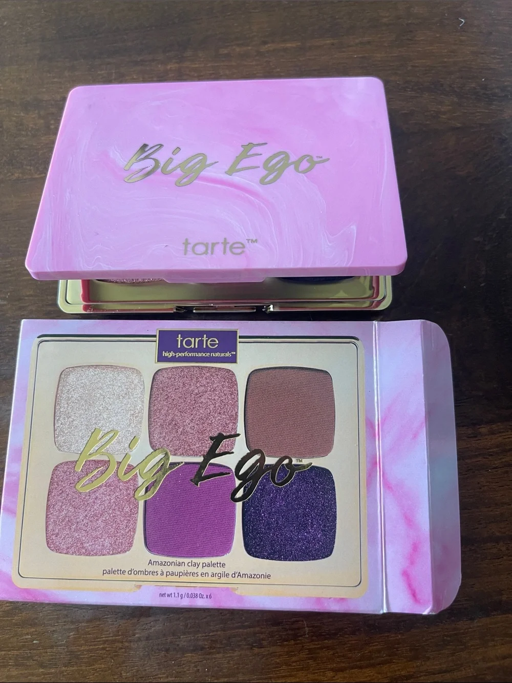 tarte Big Ego Eyeshadow Palette - Pink, Mauve, Purple & Champagne